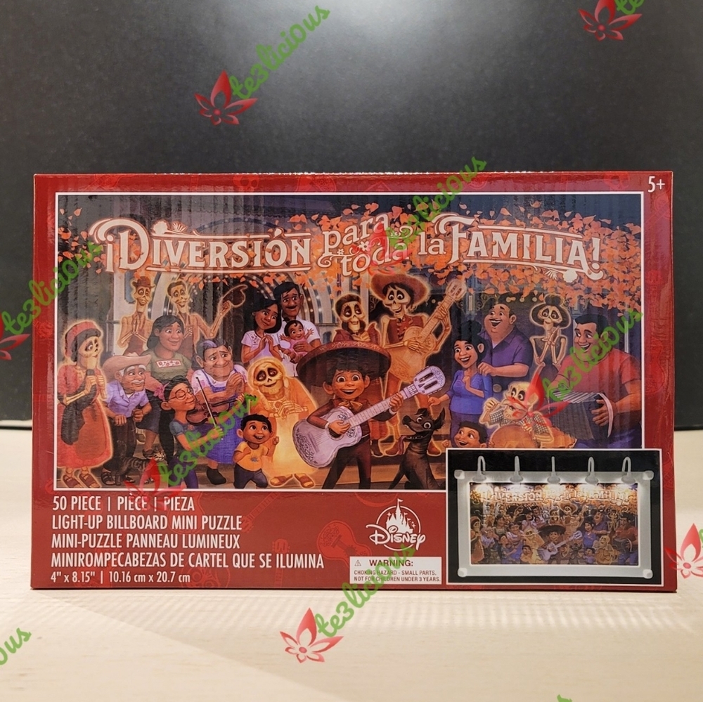 DISNEY PARKS COCO LIGHT UP BILLBOARD MINI PUZZLE